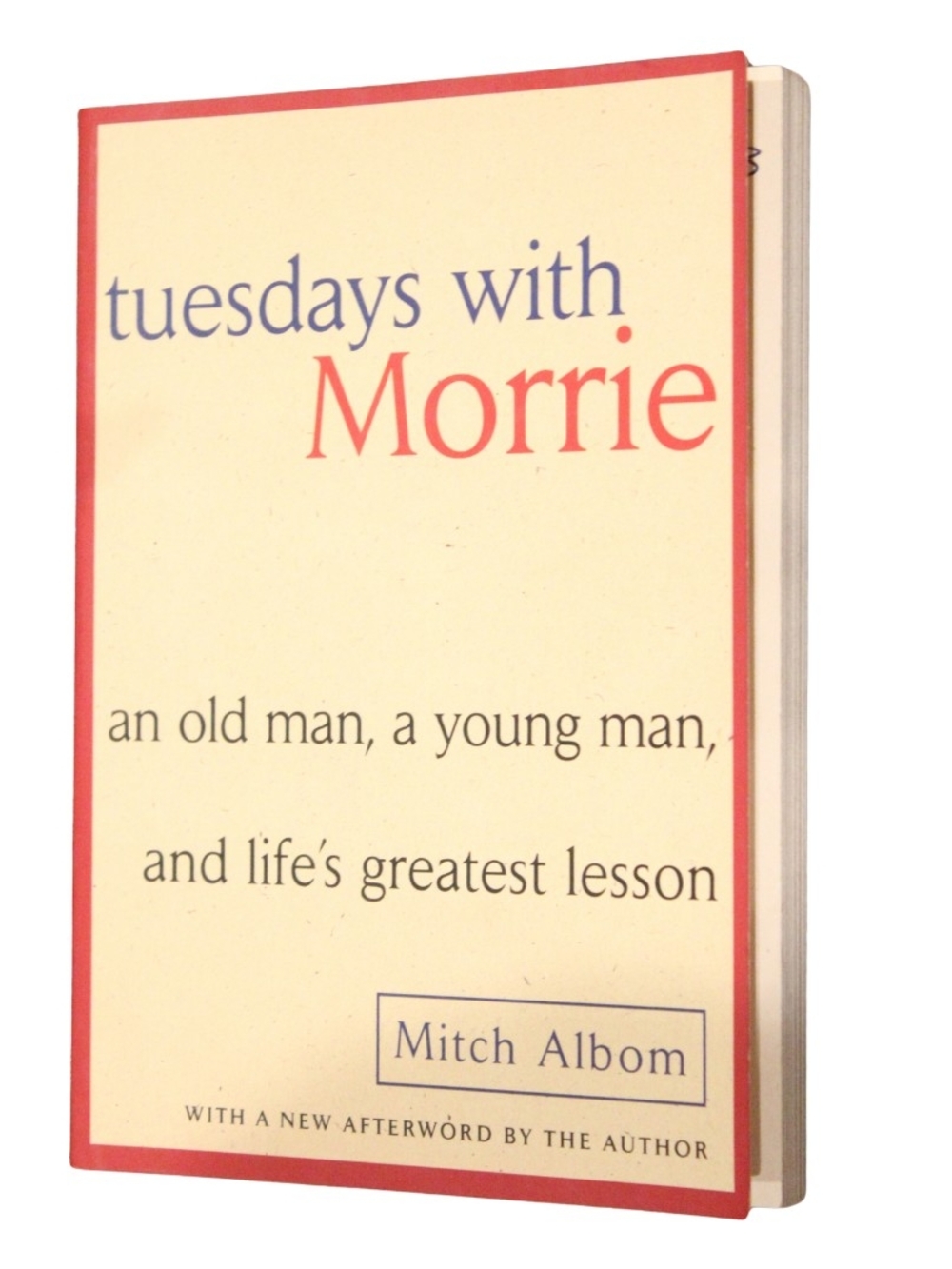 3/$25 🏷 Tuesdays with Morrie by Mitch Albom